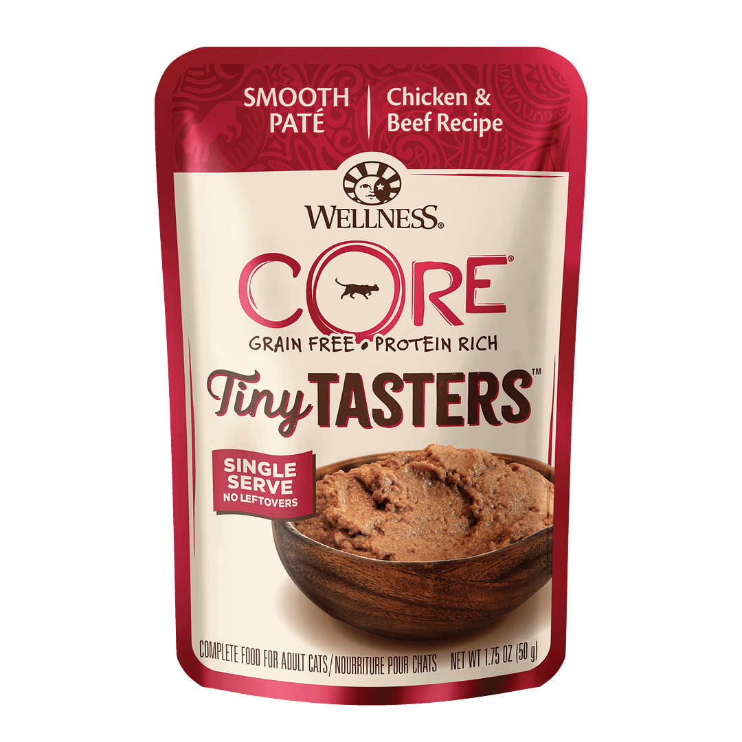 Wellness Core Tiny Tasters Pate Chicken & Beef for Cat 1.75oz