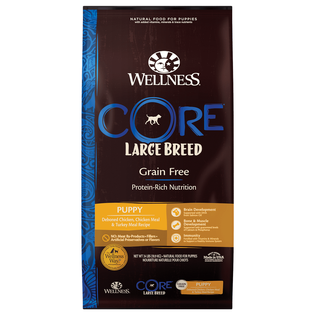 Wellness Core Grain-Free for Large Dog Breed - Puppy 24lb