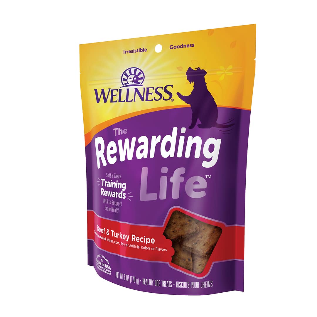 Wellness Rewarding Life Beef & Turkey Recipe Dog Treats - Image 3