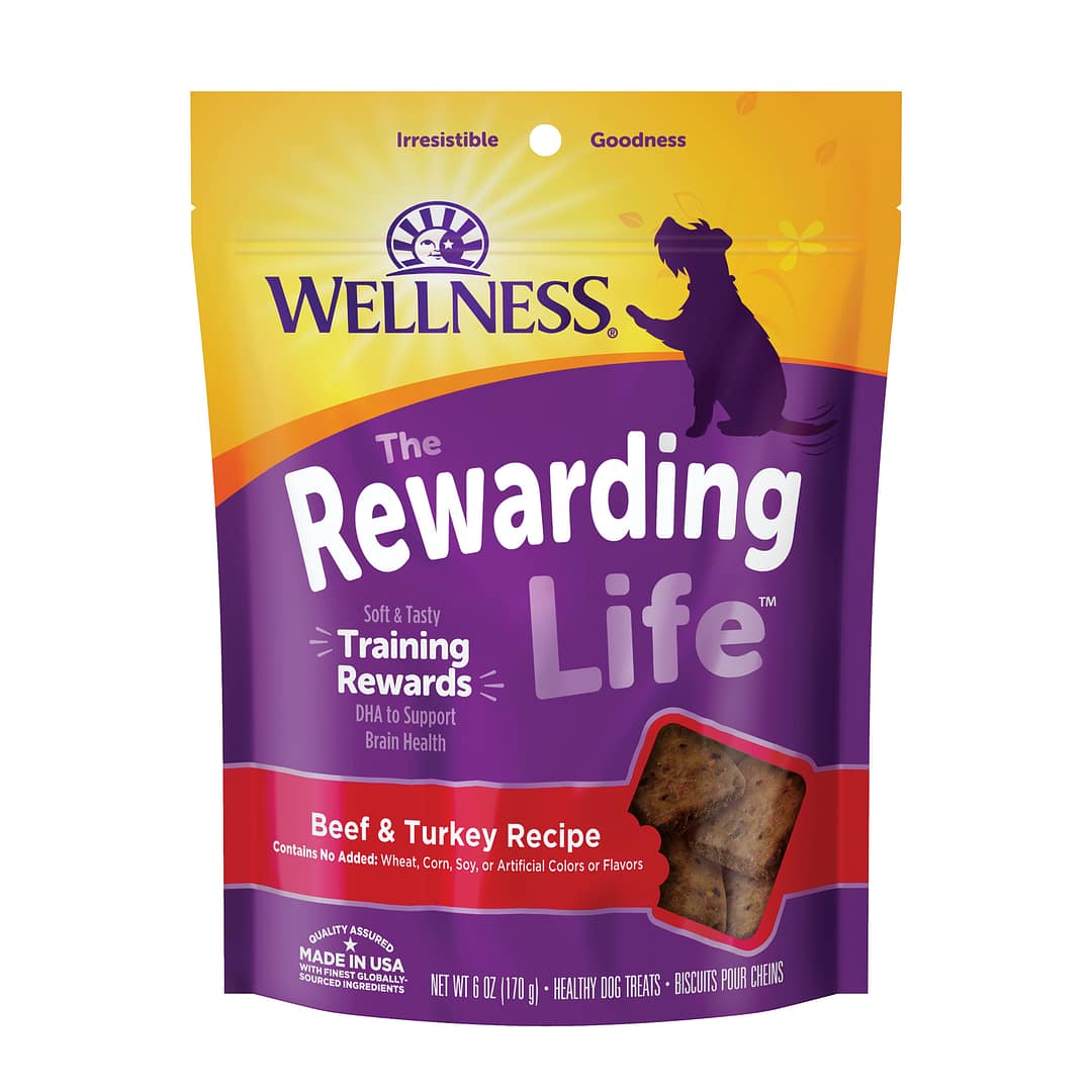 Wellness Rewarding Life Beef & Turkey Recipe Dog Treats