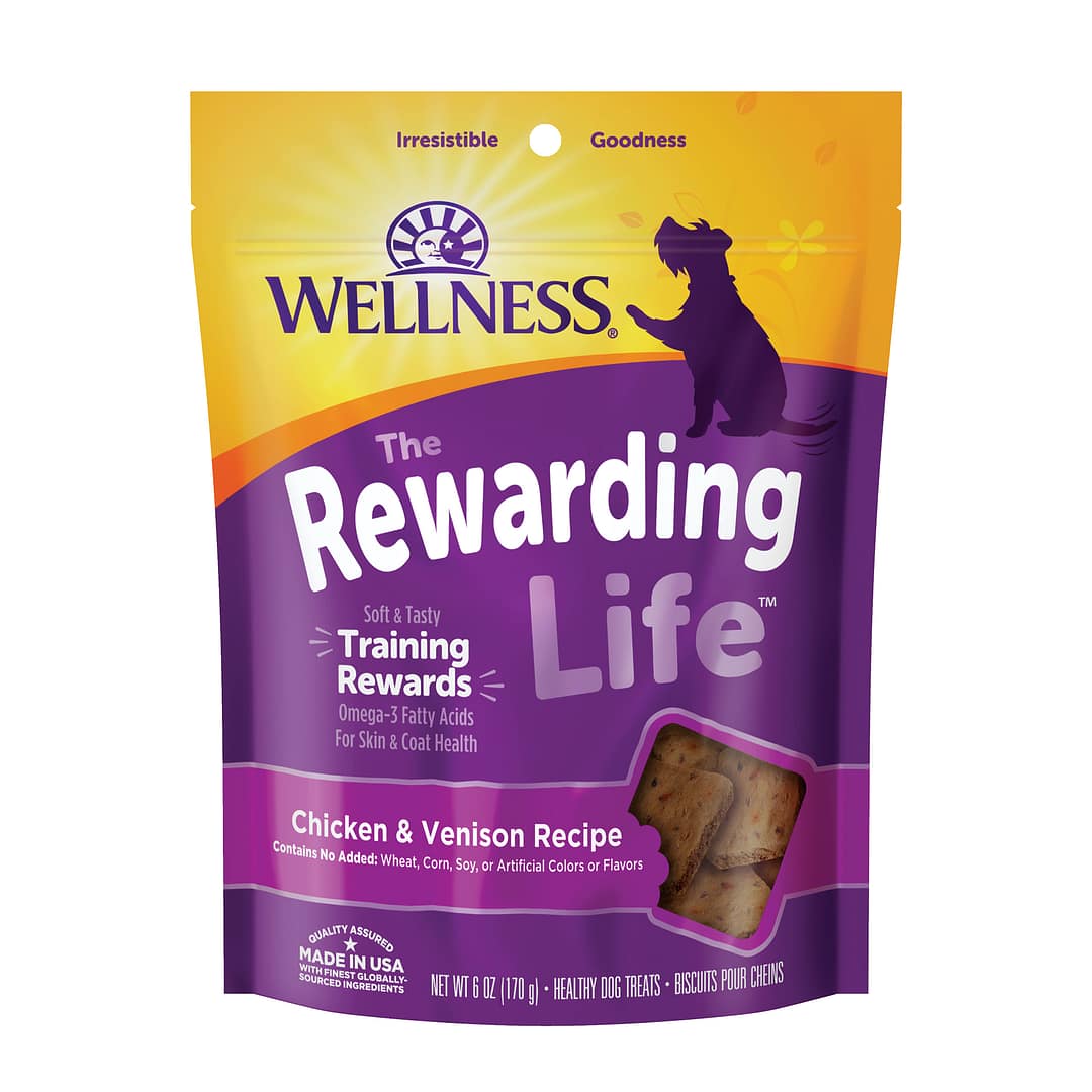 Wellness Rewarding Life Chicken & Venison Recipe Dog Treats