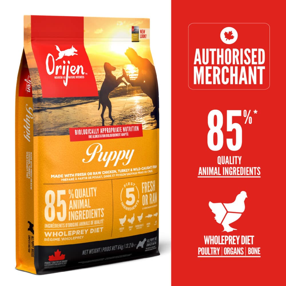 ORIJEN Puppy Dry Dog Food (4 Sizes)