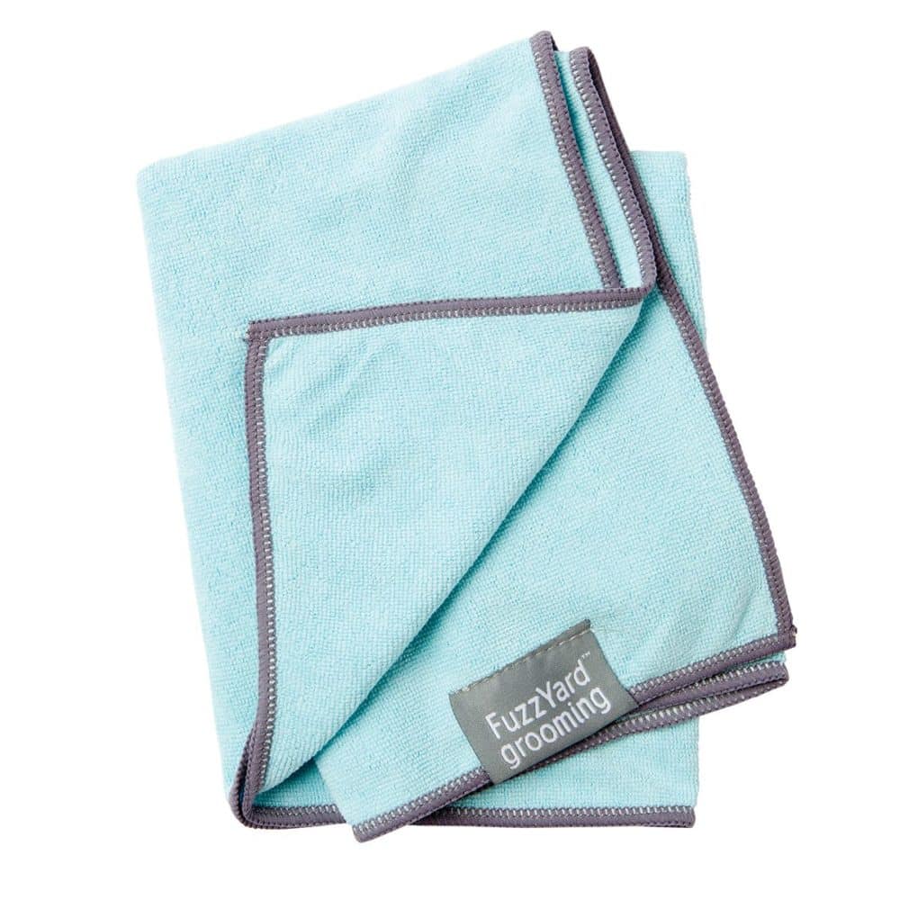 Blue With Grey Trim, Microfibre Drying Towel For Puppies