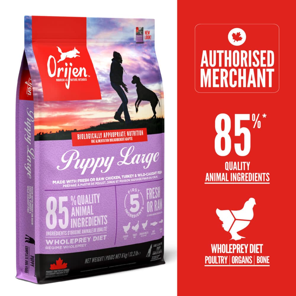 ORIJEN Puppy Large Breed Dry Dog Food 11.4kg