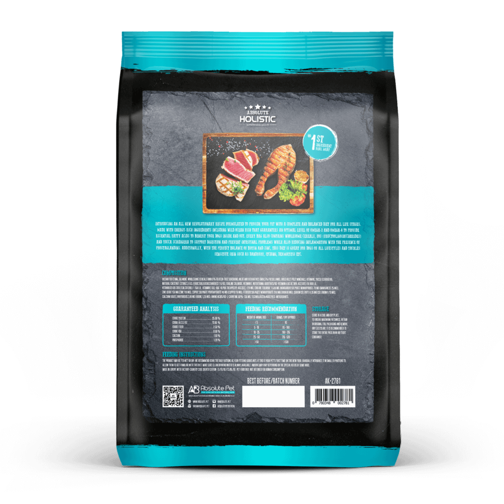 Absolute Holistic Kibbles in the Bag Tuna & Salmon Dry Dog Food (2 Sizes) - Image 4