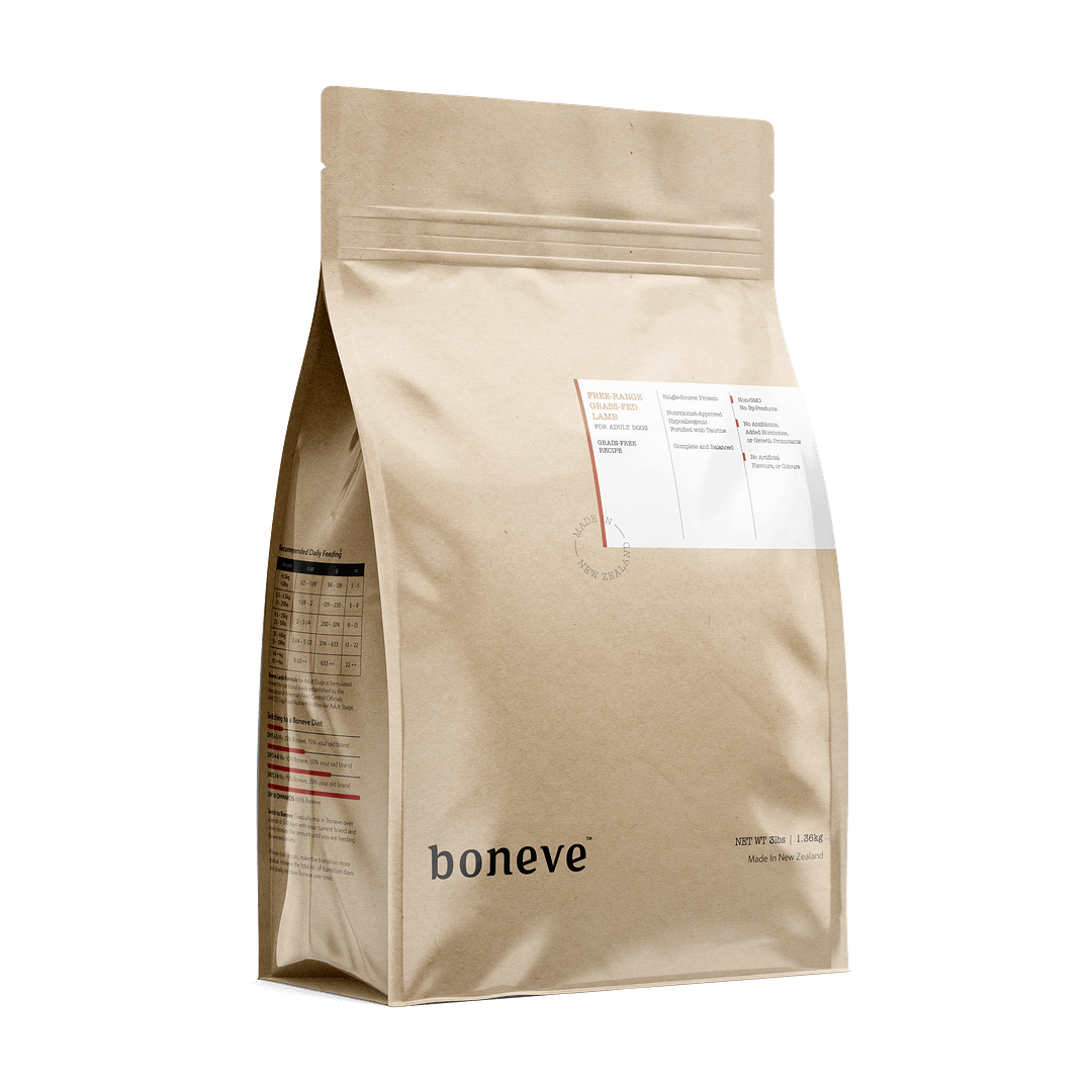 Boneve Earthmade Free Range Grass-Fed Lamb Dry Food for Adult Dogs (3 Sizes) - Image 4