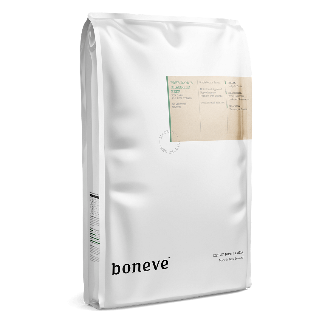 Boneve Earthmade Free Range Grass-Fed Beef Dry Food for Cats (3 Sizes) - Image 6