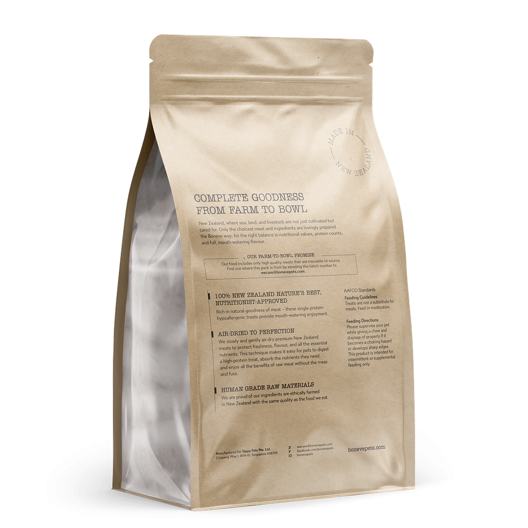 Boneve Air-Dried Free-Range Grass-Fed Goat Lung Slice Treat for Dogs 70g - Image 2