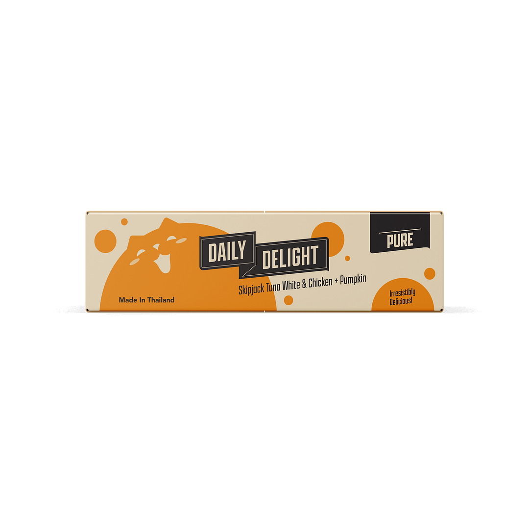Daily Delight Pure Skipjack Tuna White & Chicken With Pumpkin Wet Cat Food 80g - Image 2