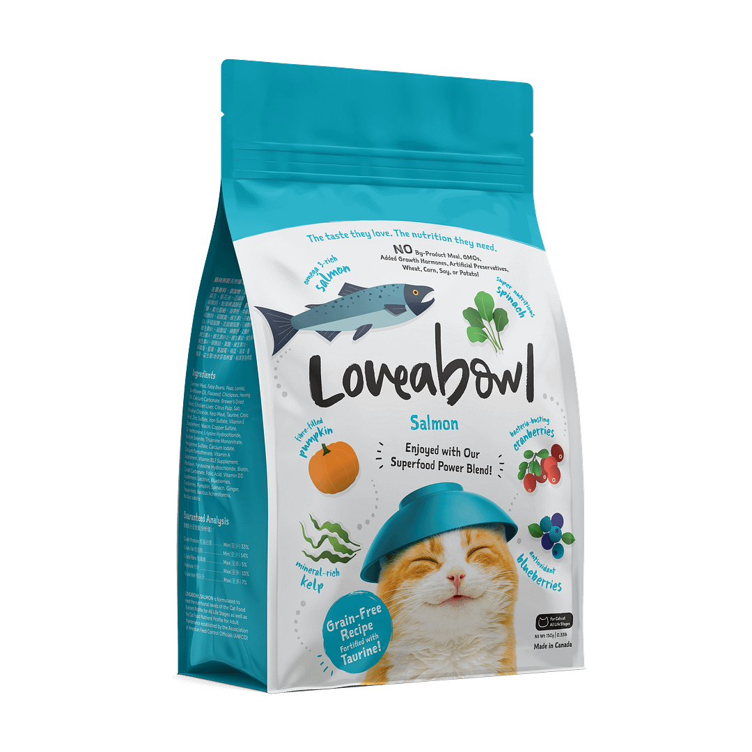 Loveabowl Salmon Dry Cat Food (3 Sizes)
