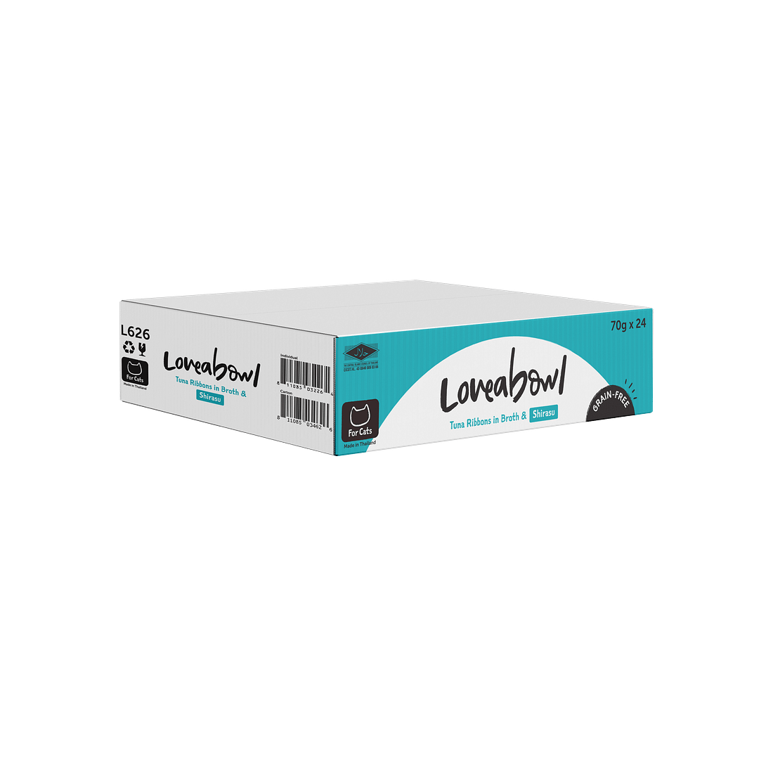 Loveabowl Tuna Ribbons in Broth with Shirasu Wet Food for Cat 70g - Image 2