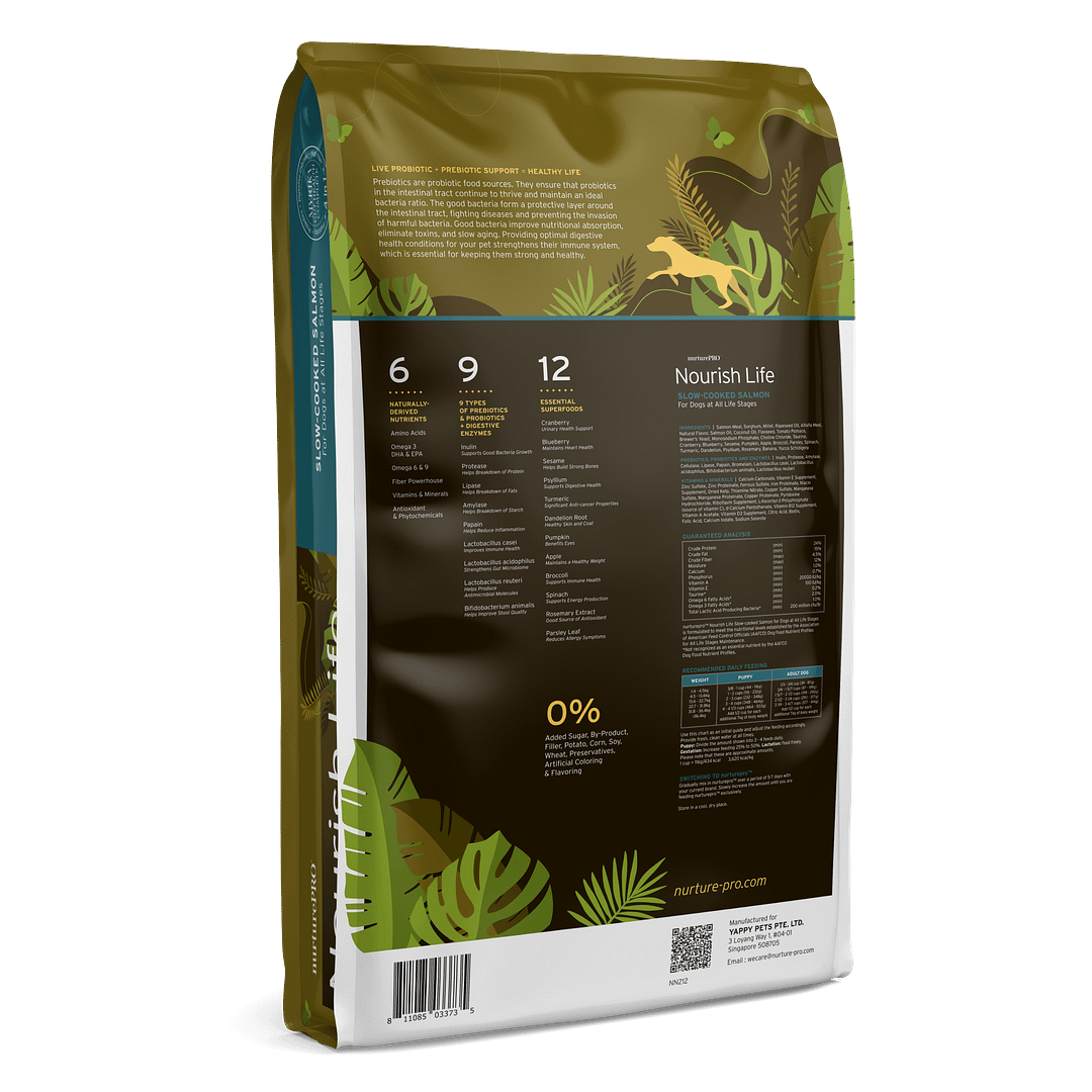 Nurture Pro Nourish Life Salmon Formula for Adult Dry Dog Food (4 Sizes) - Image 3
