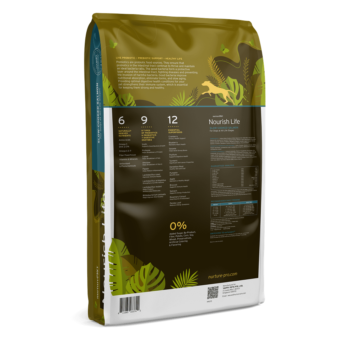 Nurture Pro Nourish Life Salmon Formula for Adult Dry Dog Food (4 Sizes) - Image 2