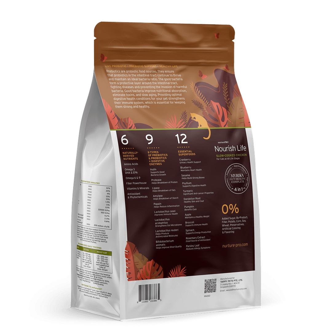 Nurture Pro Nourish Life Chicken Formula for Kitten & Adult Dry Cat Food (3 Sizes) - Image 2