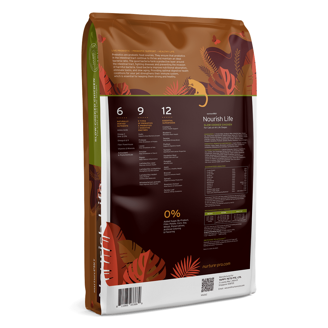 Nurture Pro Nourish Life Chicken Formula for Kitten & Adult Dry Cat Food (3 Sizes) - Image 4
