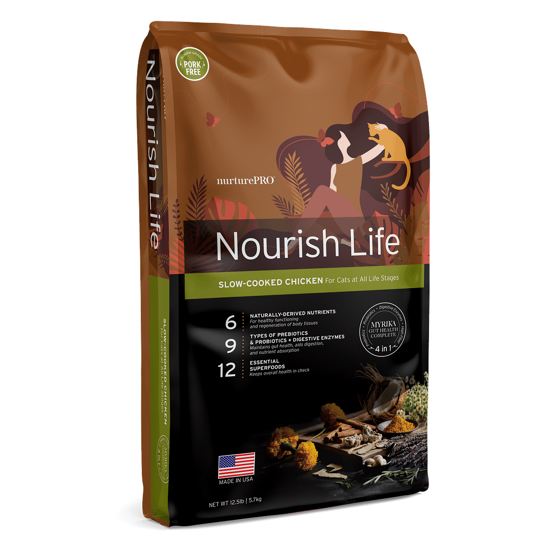 Nurture Pro Nourish Life Chicken Formula for Kitten & Adult Dry Cat Food (3 Sizes)