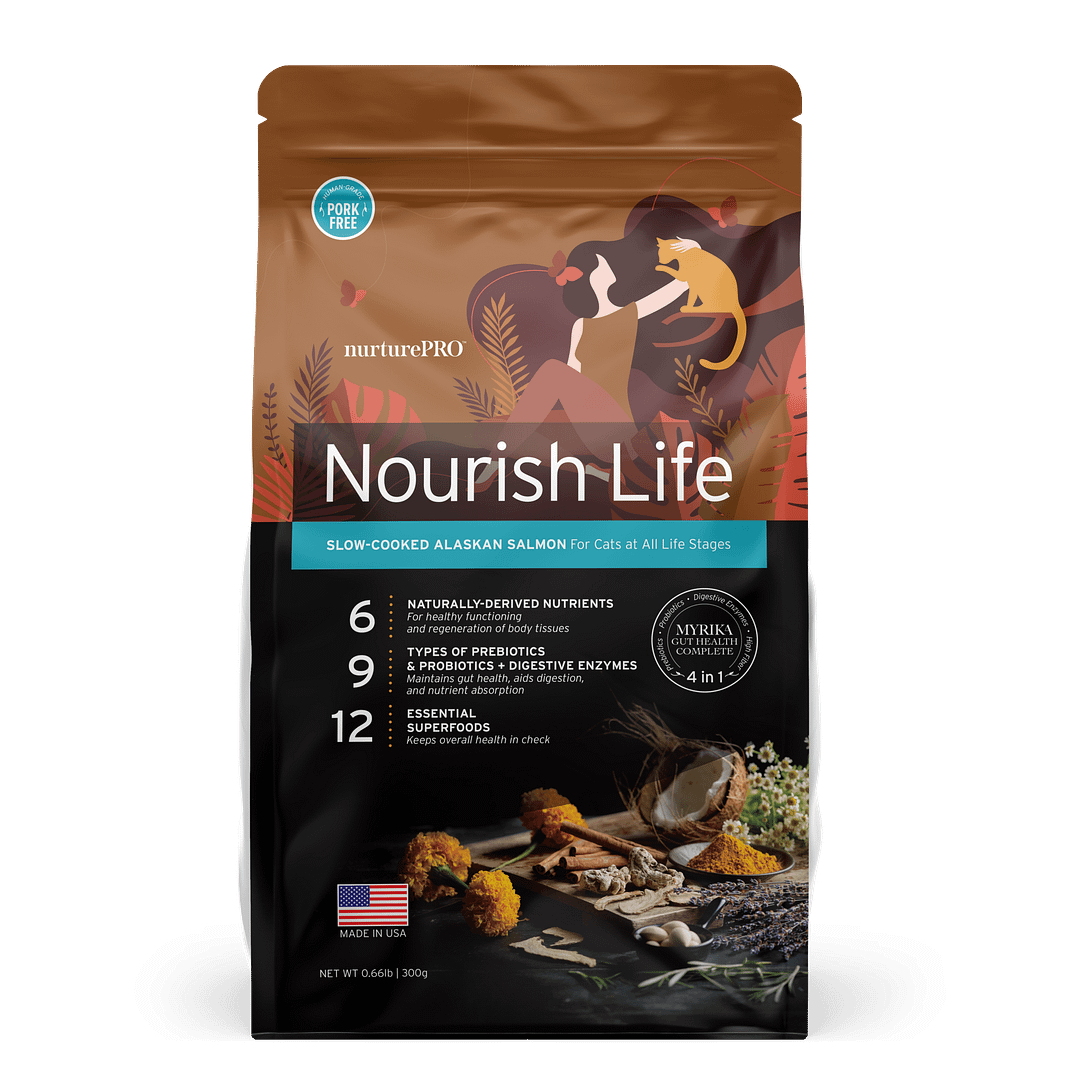 Nurture Pro Nourish Life Alaskan Salmon Formula for Indoor Kitten & Adult Dry Cat Food (3 Sizes) - Image 5