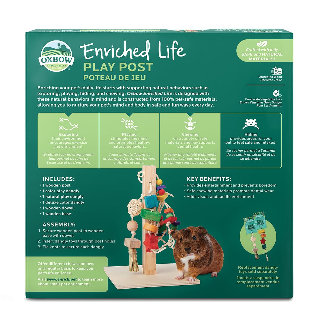 Oxbow Enriched Life - Play Post Toy for Small Animals
