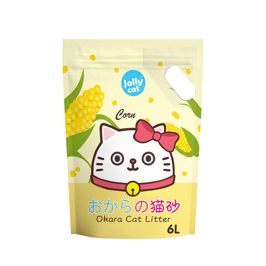 Jollycat Okara Cat Litter – Corn 6L