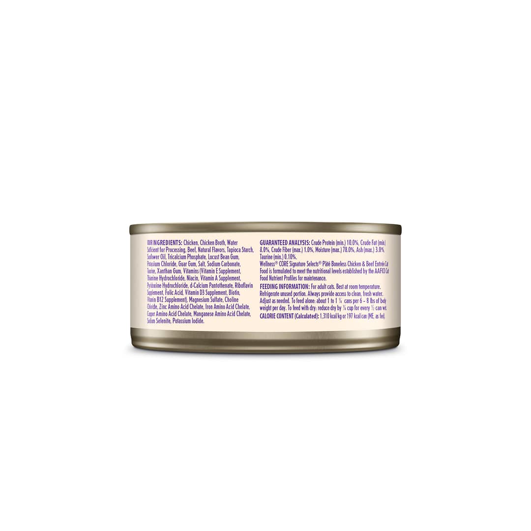 Wellness CORE Signature Selects Pate Boneless Chicken & Beef Entrée 5.3oz - Image 2