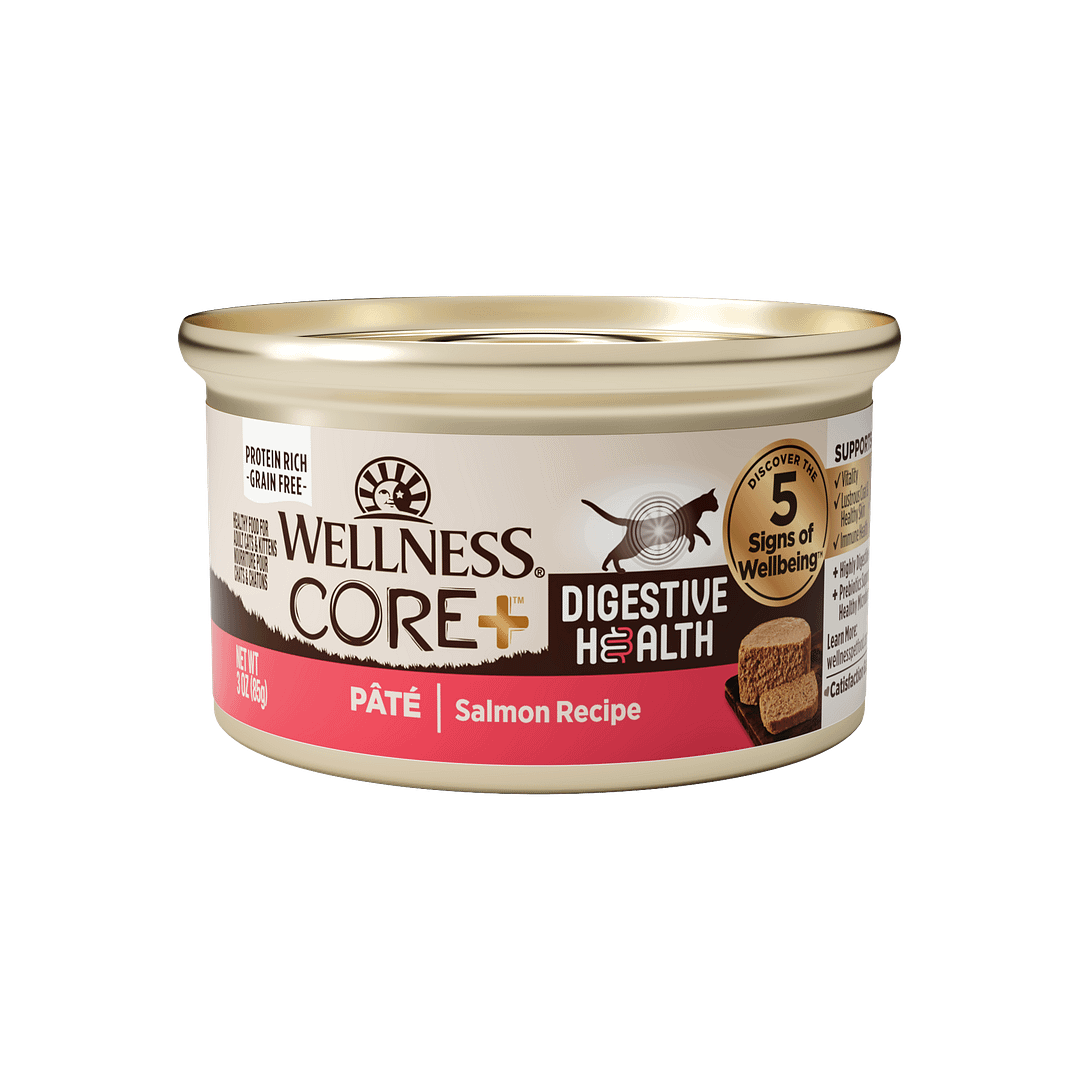 Wellness Core Digestive Health Pate Salmon Wet Cat Food 3oz