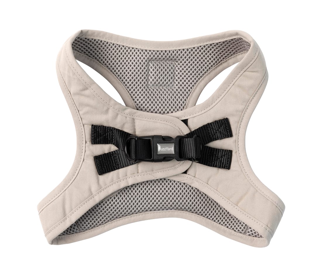 FuzzYard Life Cotton Step-in Dog Harness, Sandstone (6 Sizes) - Image 2