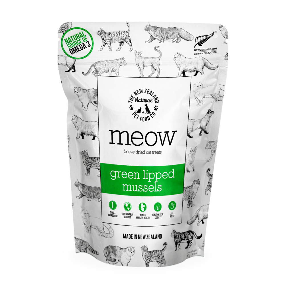 Meow Green Lipped Mussels Cat Treat 50g