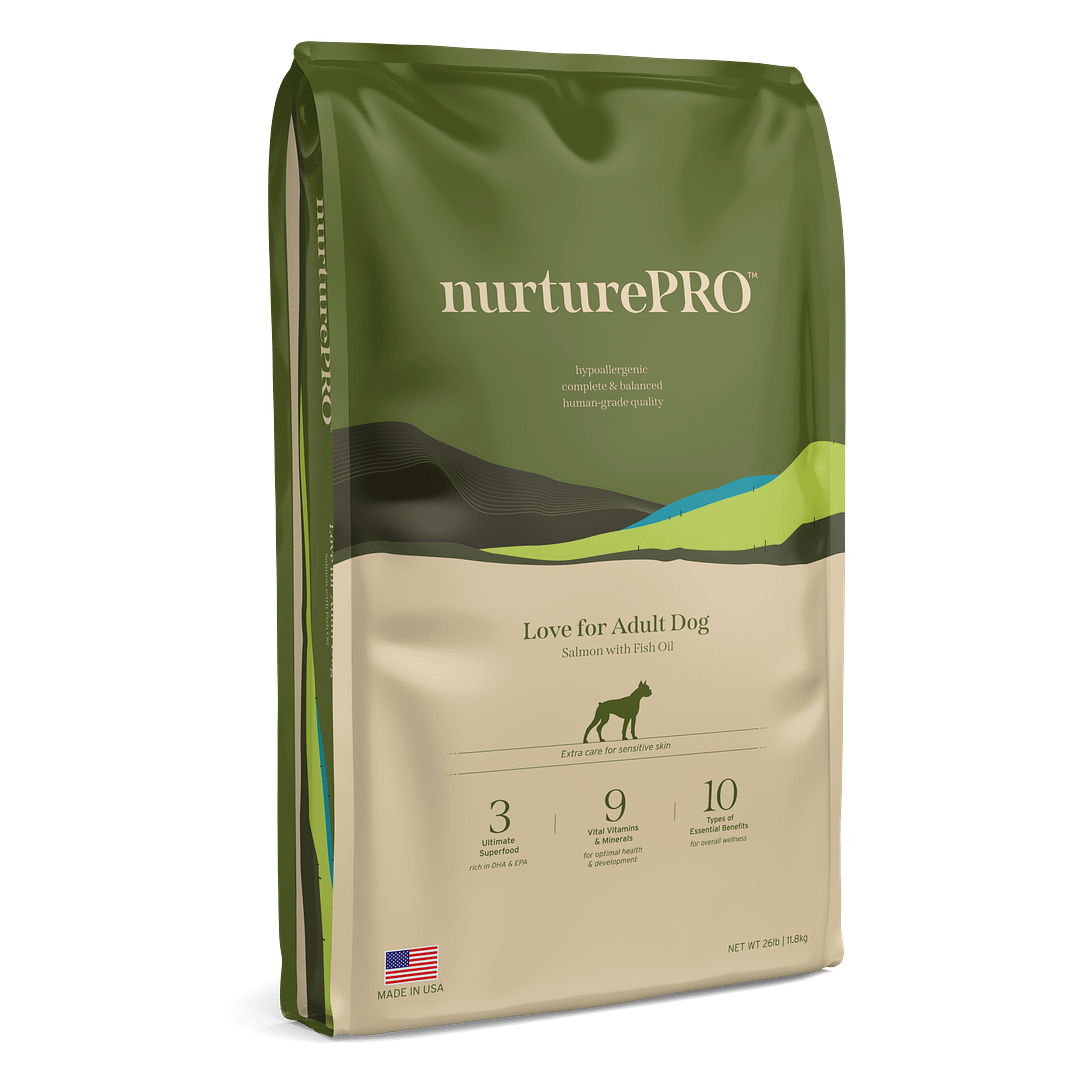 Nurture Pro Original Love for Adult Dogs - Salmon with Fish Oil (3 Sizes)