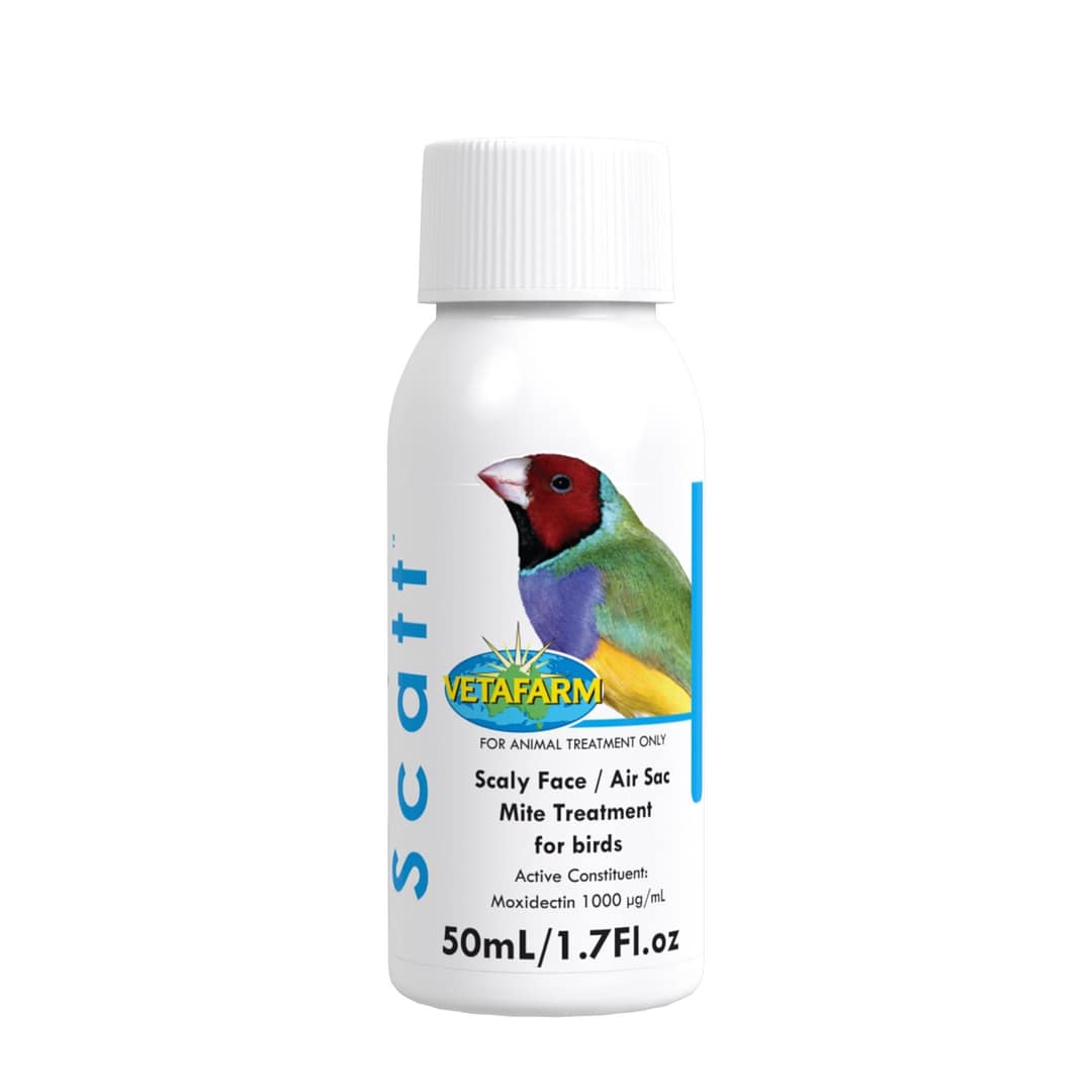 Vetafarm Scatt Liquid for Birds - Kills Air Sac Mites 50ml