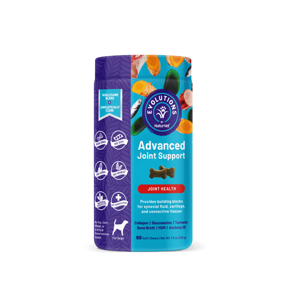 NaturVet Evolutions Advanced Joint Support Soft Chews For Dogs 90ct