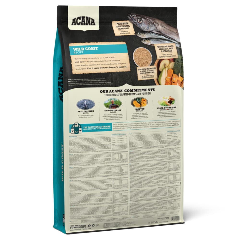 ACANA Classics Freeze-Dried Coated Wild Coast Dry Dog Food (3 Sizes) - Image 2