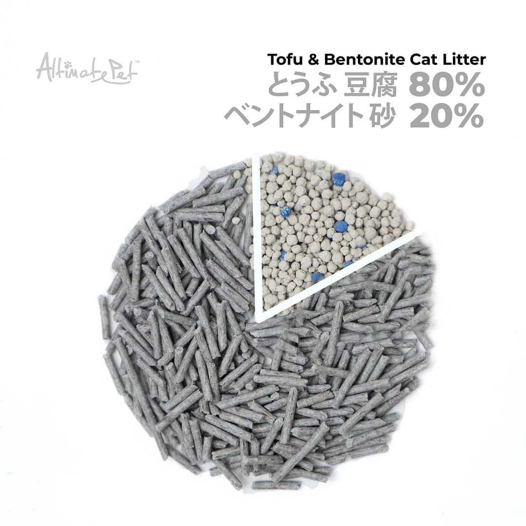 Altimate Pet Tofu & Bentonite Clumping Cat Litter - Charcoal (6L) - Image 4