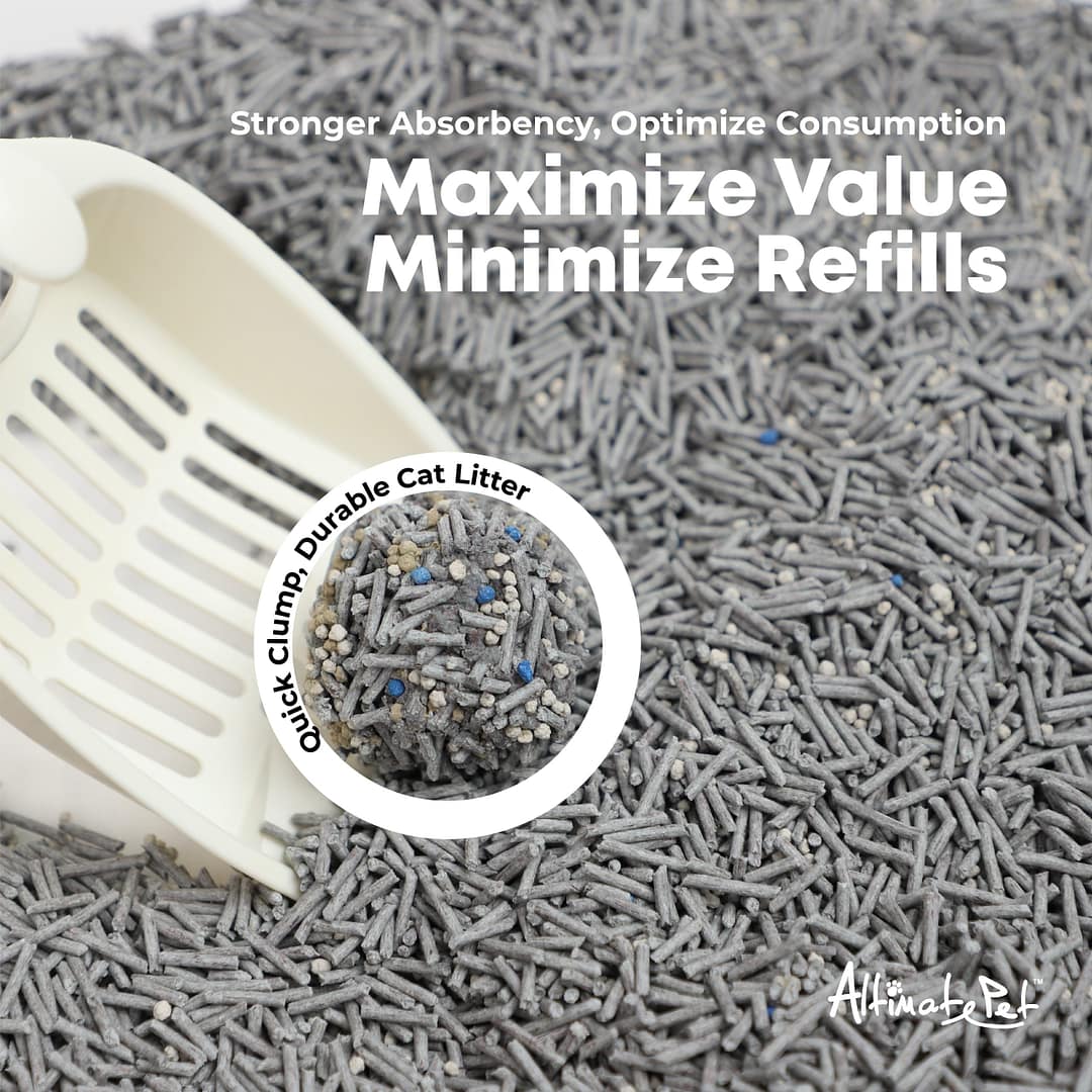 Altimate Pet Tofu & Bentonite Clumping Cat Litter - Charcoal (6L) - Image 5