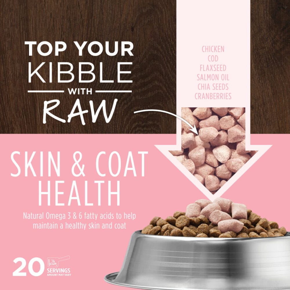 Instinct Freeze-Dried Raw Boost Mixers Grain-Free Skin & Coat Recipe Dog Food Topper (2 Sizes) - Image 2