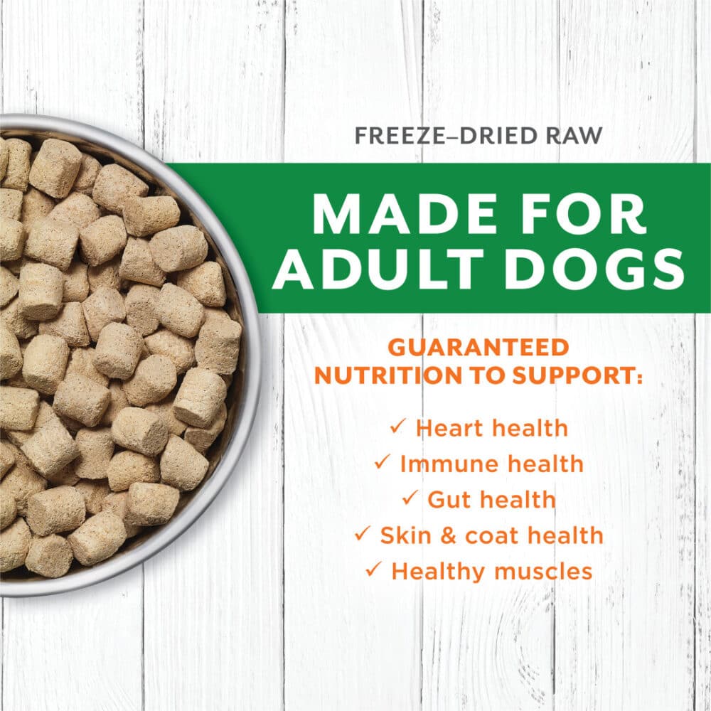 Instinct Raw Longevity 100% Freeze-Dried Raw Meals Grass-Fed Lamb Recipe Dog Food 9.5 oz - Image 3