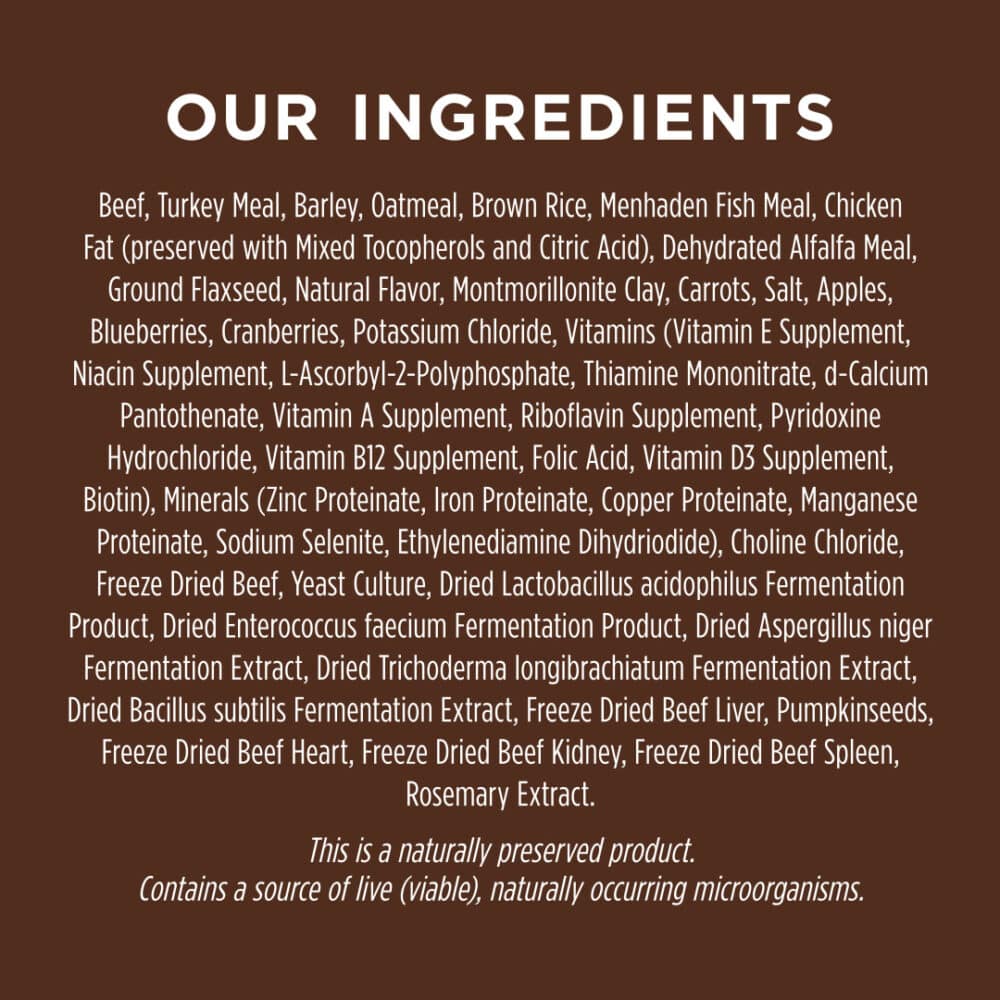 Instinct Be Natural Real Beef & Barley Recipe Dry Dog Food 25lb - Image 6