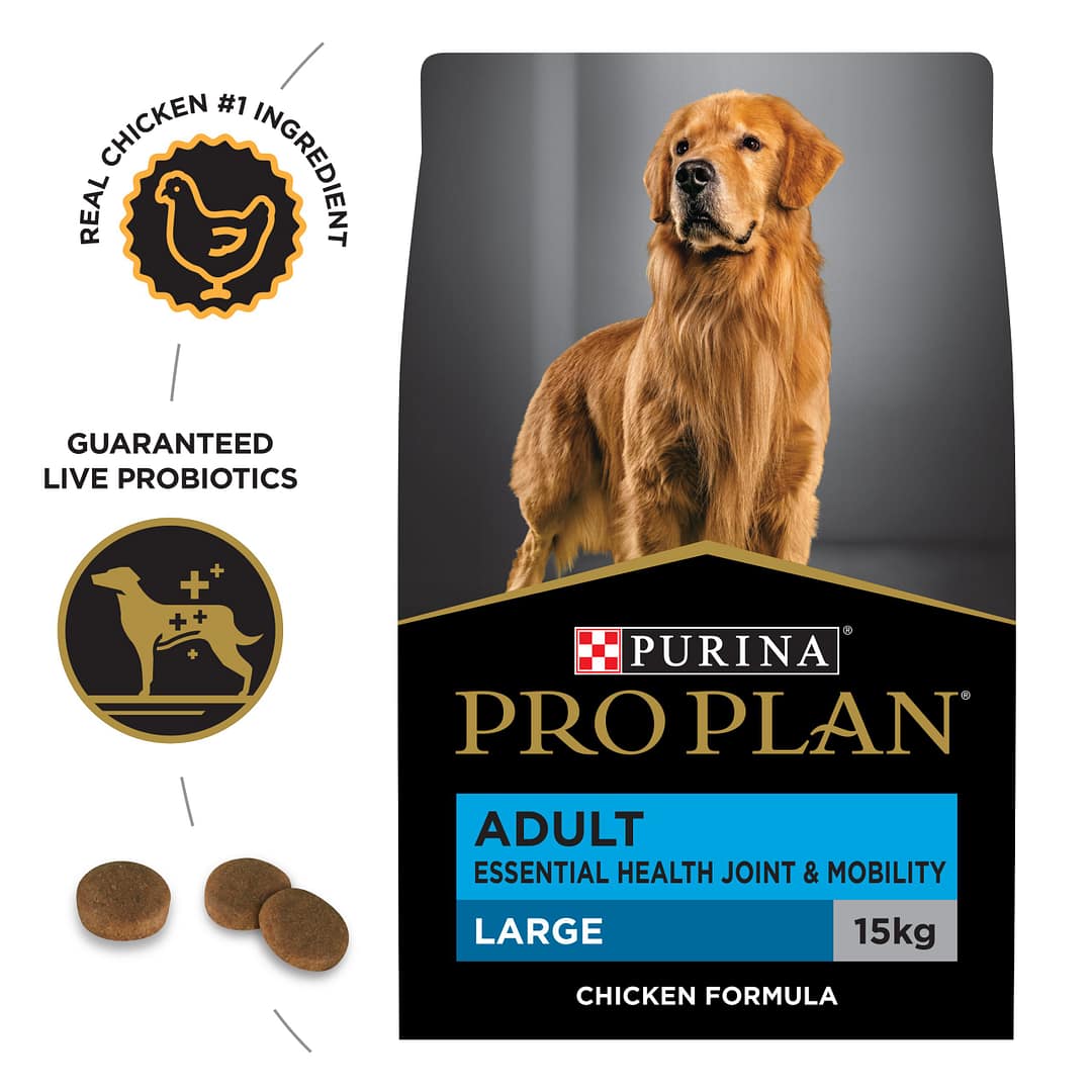 Purina PRO PLAN Adult Large Chicken Formula with Probiotics - Dry Dog Food 15kg - Image 2