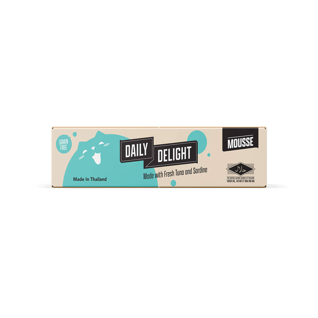 Daily Delight Mousse Tuna & Sardine Wet Cat Food 70g - Image 2