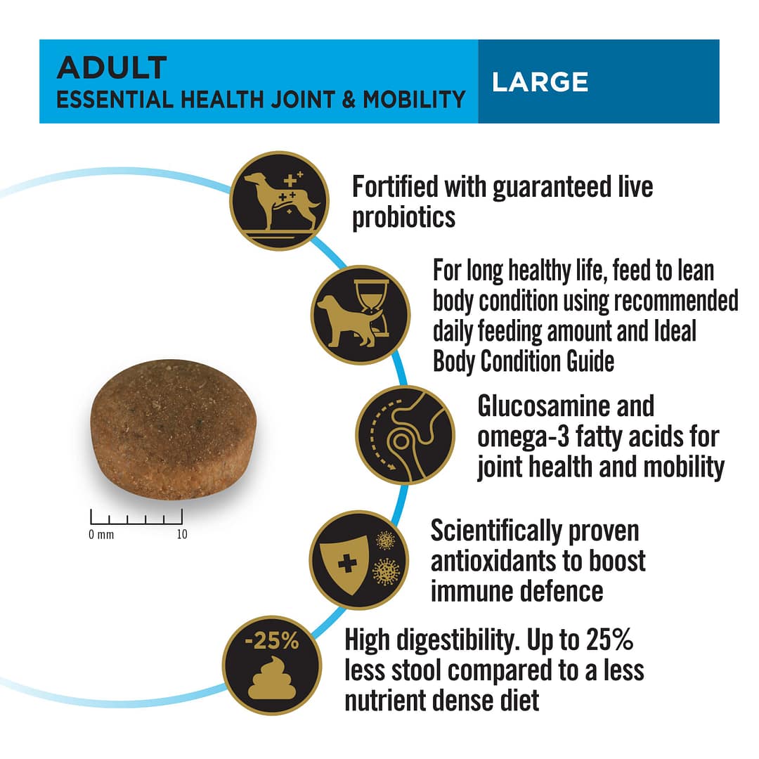Purina PRO PLAN Adult Large Chicken Formula with Probiotics - Dry Dog Food 15kg - Image 4
