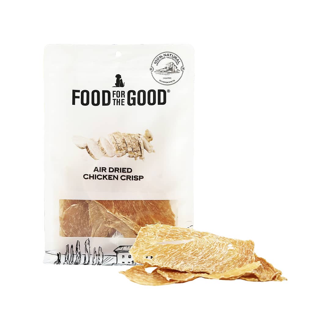 Food For The Good Air Dried Chicken Crisp for Cats & Dogs 170g