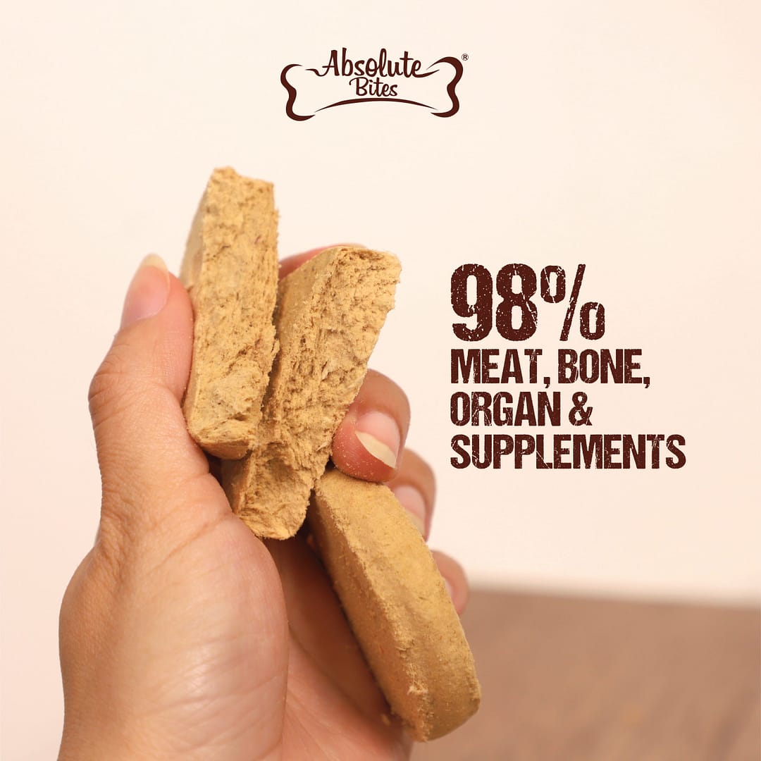 Absolute Bites Freeze Dried Raw Patties Dog Food - Quail Recipe (14oz) - Image 4