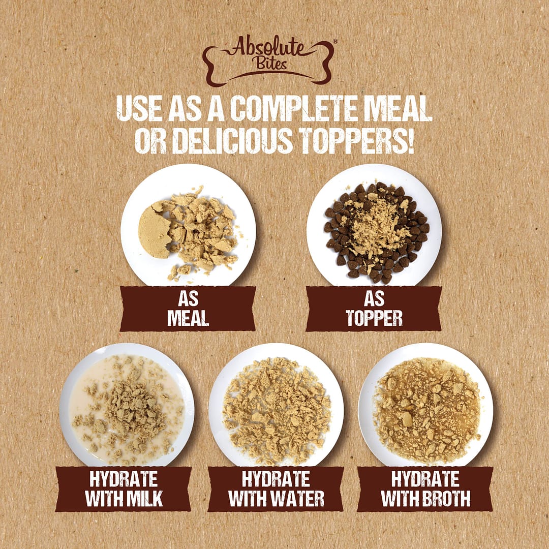 Absolute Bites Freeze Dried Raw Patties Dog Food - Quail Recipe (14oz) - Image 6