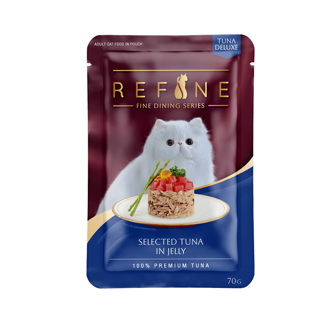 SmartHeart Refine Pouch Adult Cat Food - Refine Pouch Adult Cat Food - Tuna in Jelly 70g