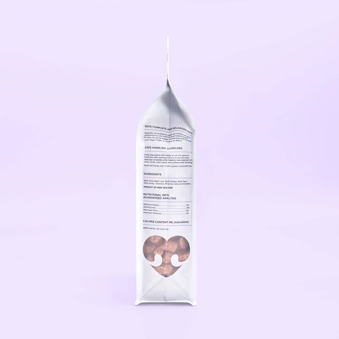 Goodnoze Barkley Beef & Goat Dog Dry Food 350g - Image 4