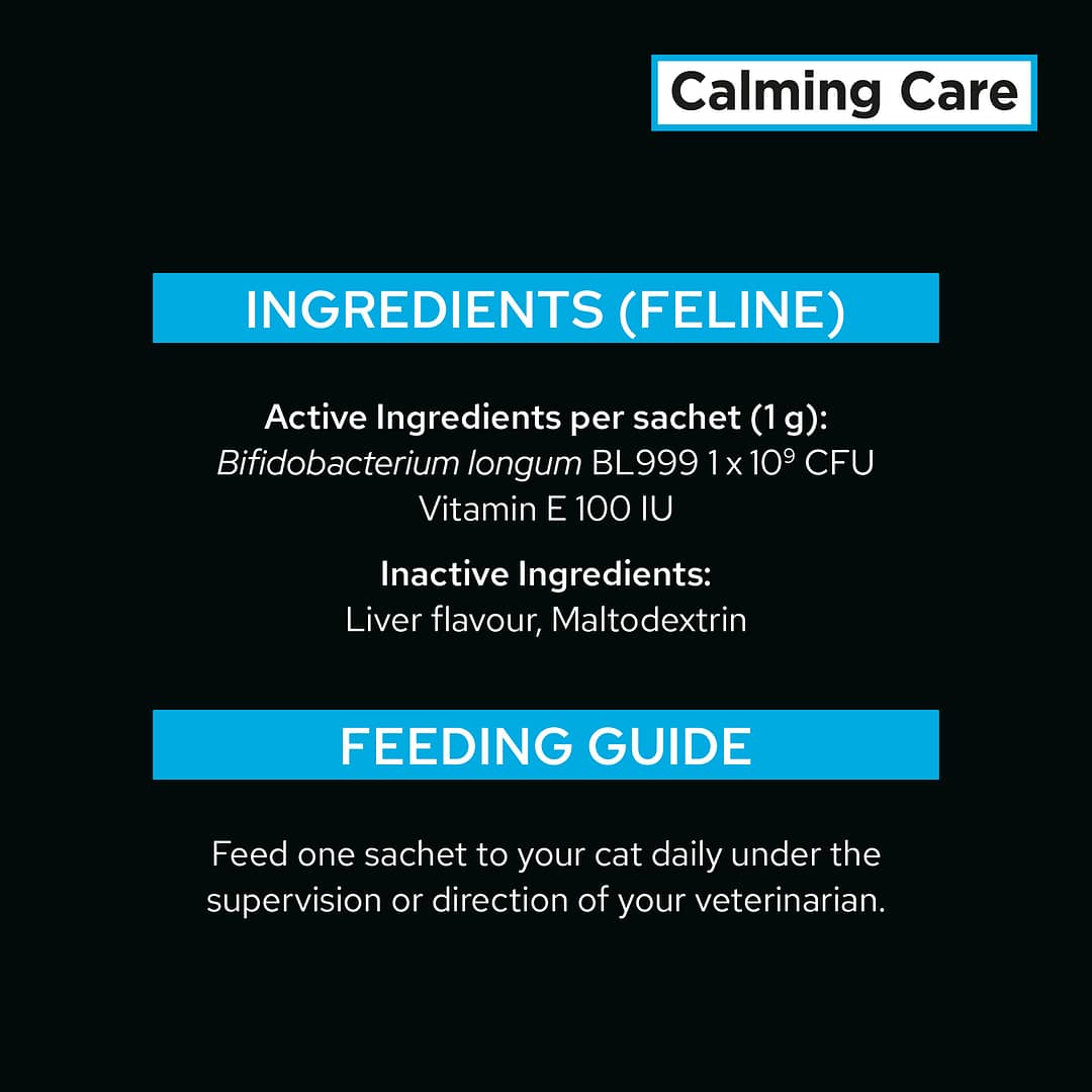 Purina Pro Plan Feline Calming Care Veterinary Supplements 30 sachets (30g) - Image 4