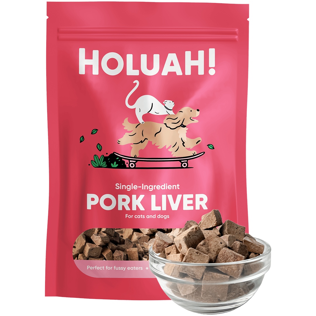 Holuah Freeze Dried Pork Liver Cats & Dogs Treats 70g - Image 4