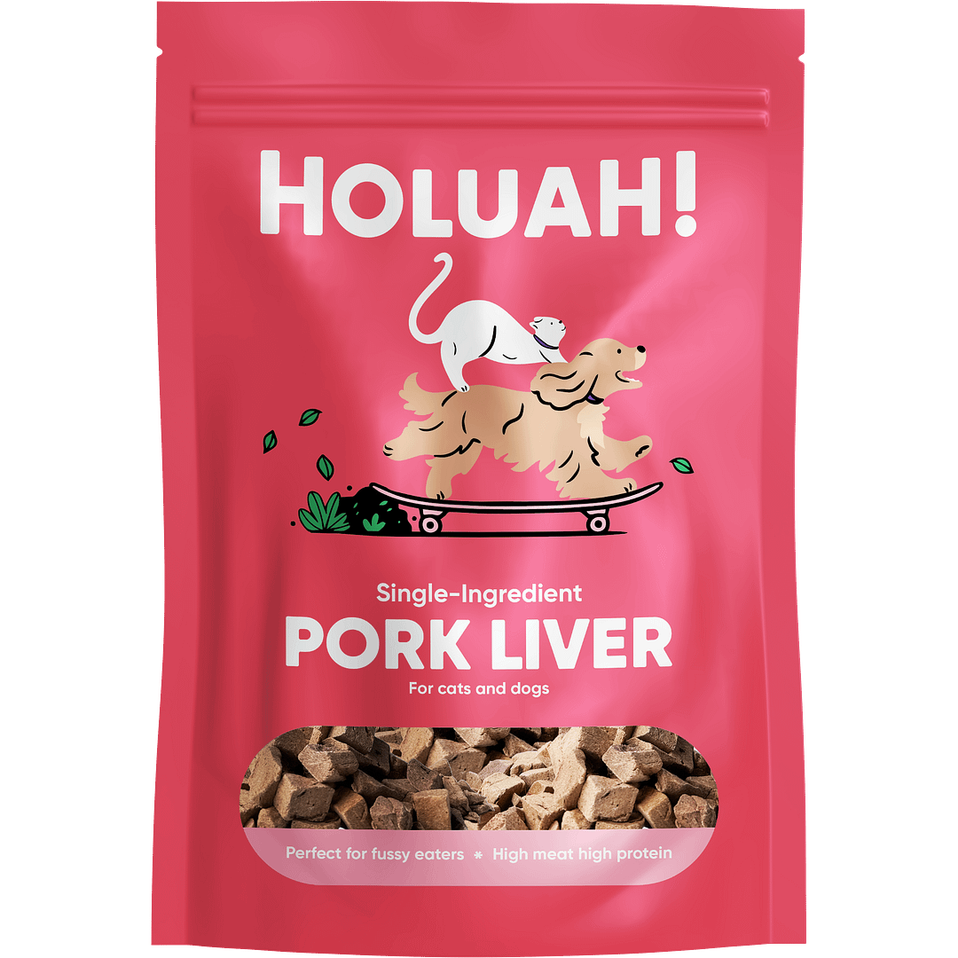Holuah Freeze Dried Pork Liver Cats & Dogs Treats 70g