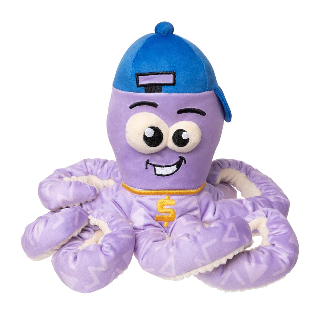 FuzzYard Octo-Posse Dog Toy - Hip-Hoptopus