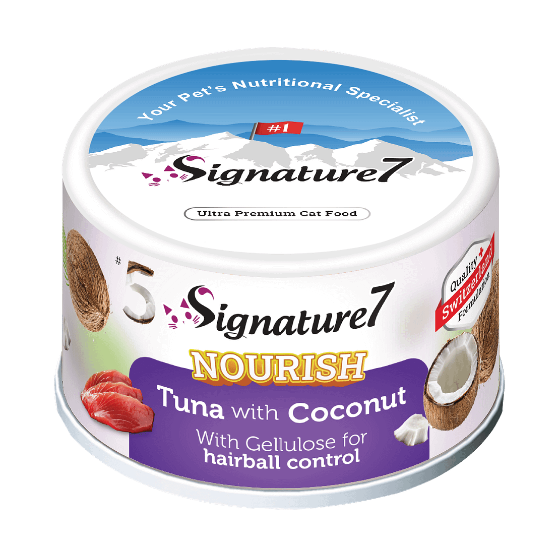 Signature7 Nourish Fruits Cat Wet Can - Tuna with Coconut 80g