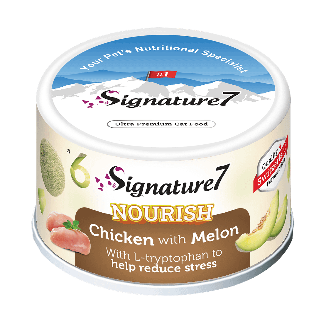 Signature7 Nourish Fruits Cat Wet Can - Chicken with Melon 80g